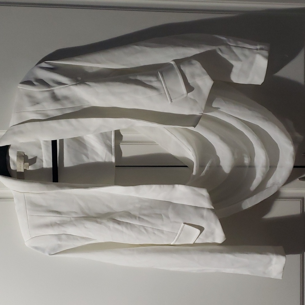 Open white cardigan cutout back